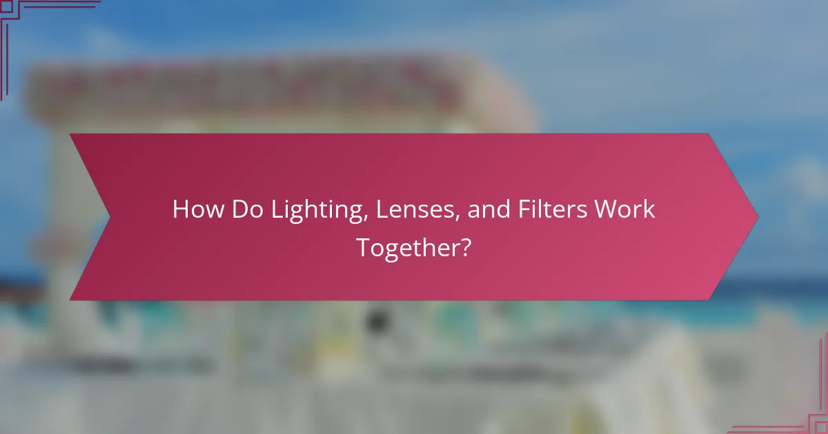 How Do Lighting, Lenses, and Filters Work Together?