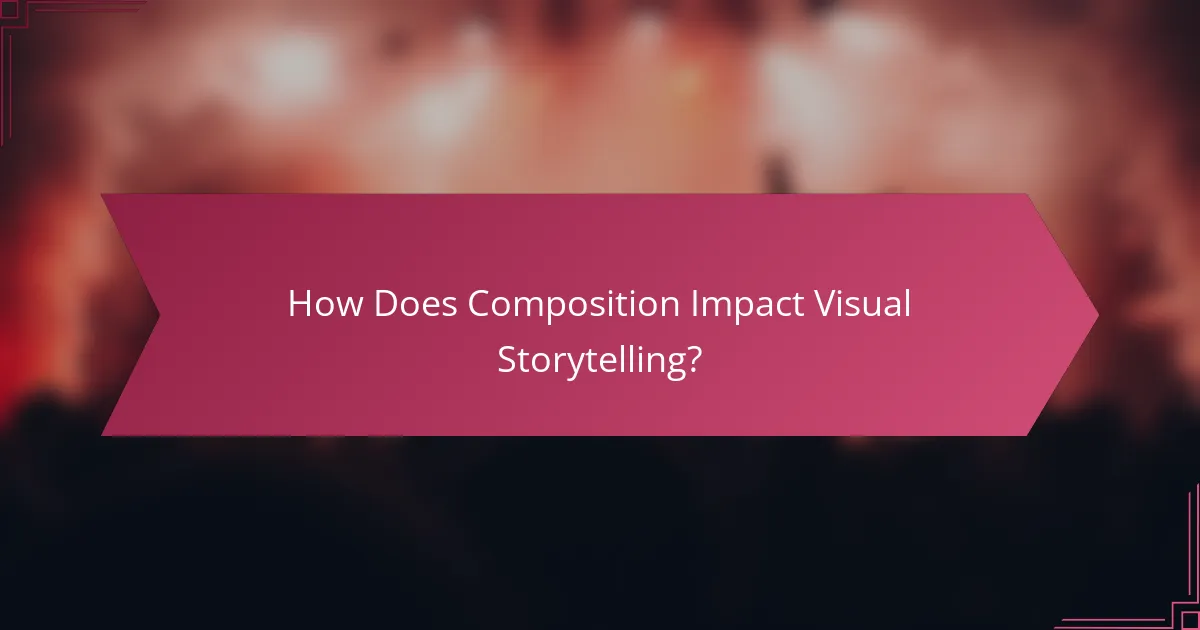 How Does Composition Impact Visual Storytelling?