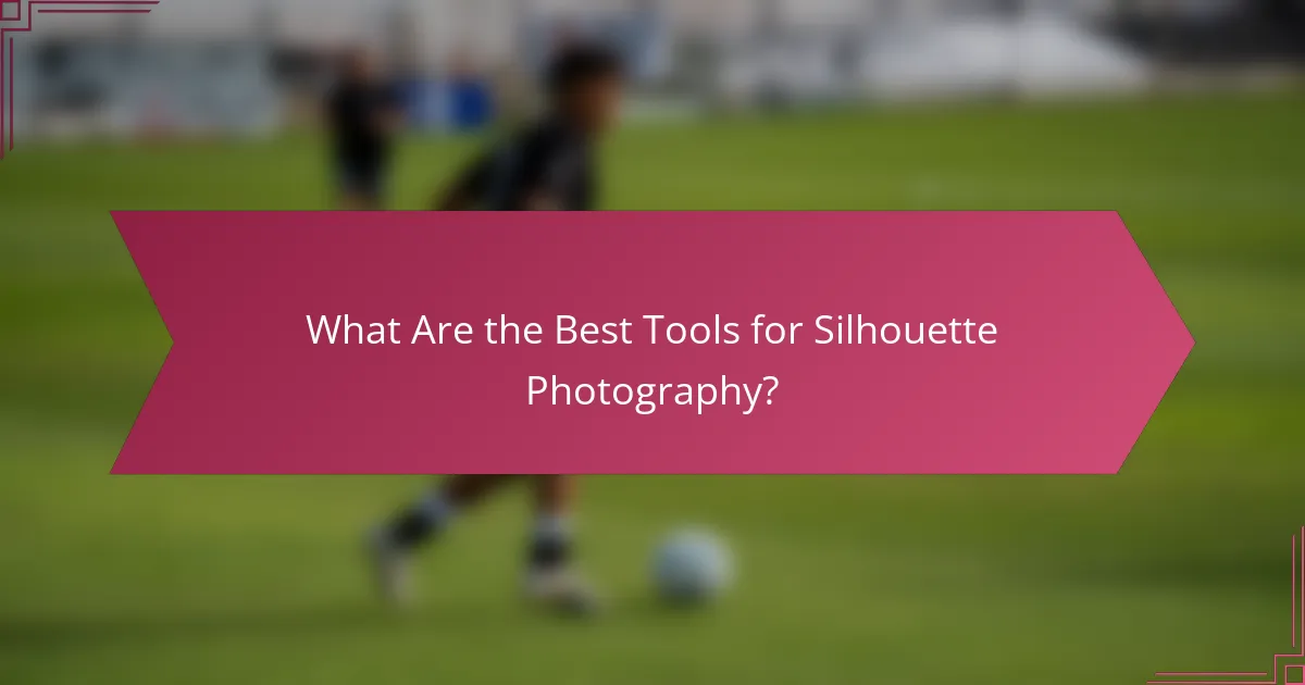 What Are the Best Tools for Silhouette Photography?