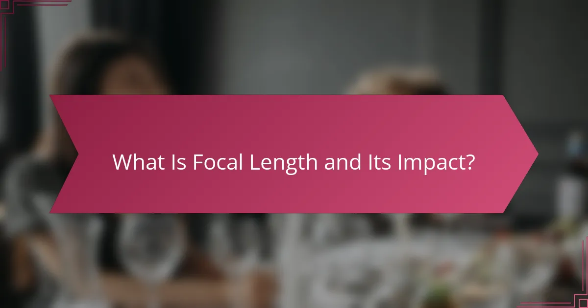 What Is Focal Length and Its Impact?
